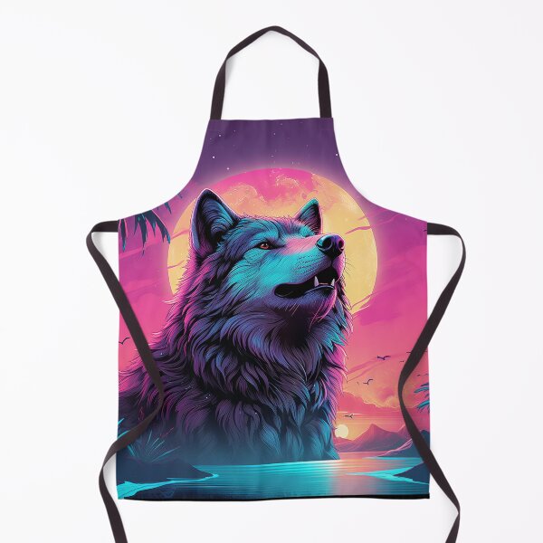 Item preview, Vaporwave Wolf designed and sold by MilesAI.