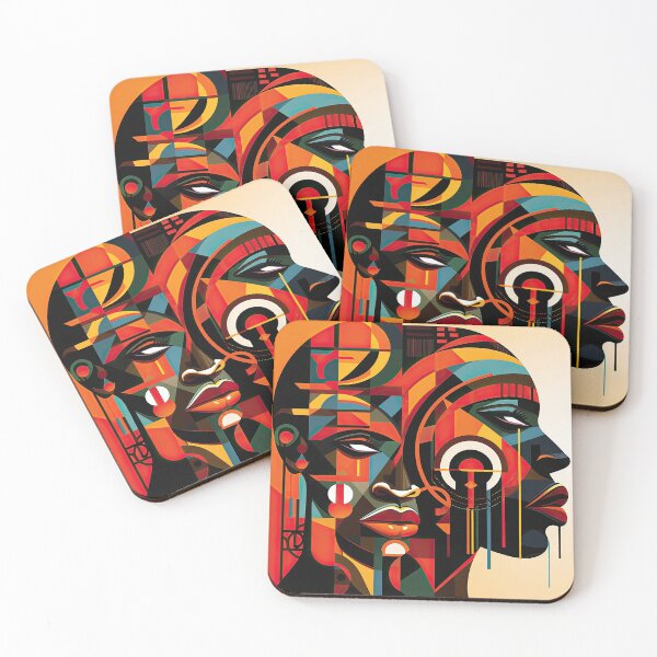 Item preview, African Tribe Bauhaus Design designed and sold by ArtificialGenes.