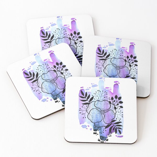 Item preview, Blue Lilac Watercolor Flower Duda designed and sold by BEATRIZKOBORI.