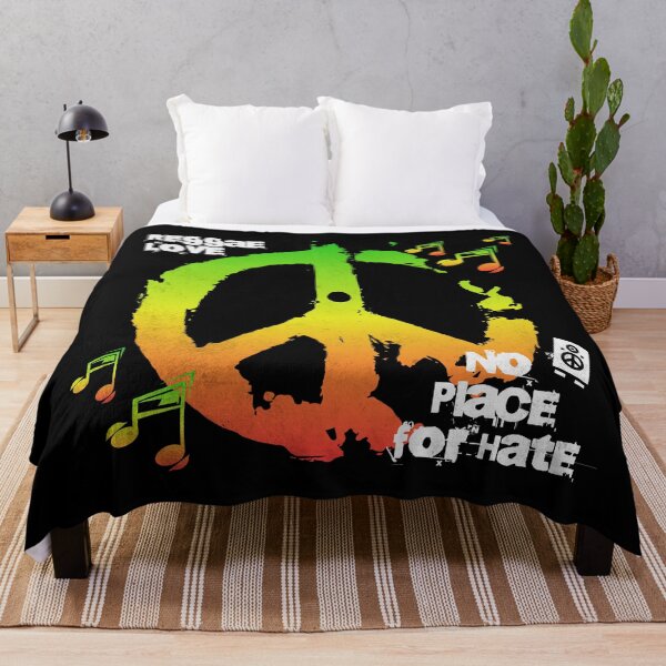 Item preview, "Reggae Love, No Place for Hate" - Peaceful Harmony Tee designed and sold by WildWoodWaver.