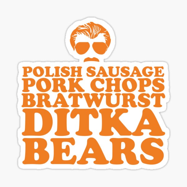 Aperçu de l'œuvre Saucisse. Ditka. créée et vendue par Primotees.