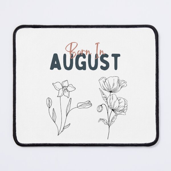 Item preview, Born in August birth flower shirt - Gladiolus and Poppy designed and sold by Leivenaar.