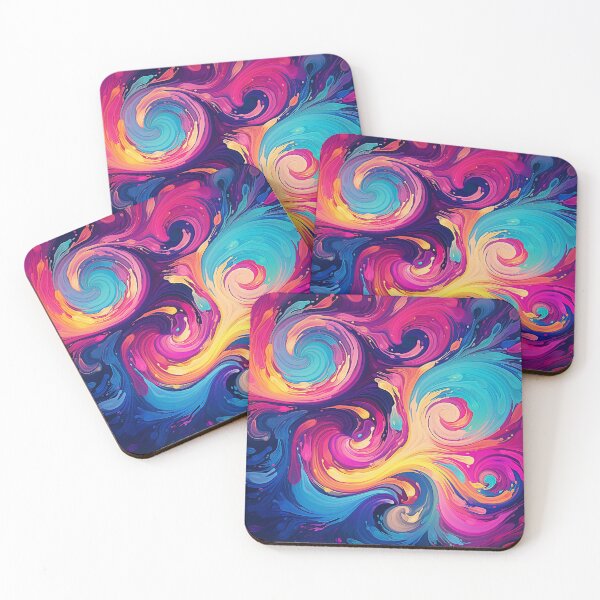 Item preview, Vaporwave Swirls designed and sold by MilesAI.