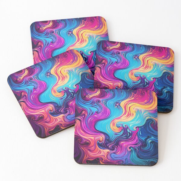 Item preview, Vaporwave Swirls 2 designed and sold by MilesAI.
