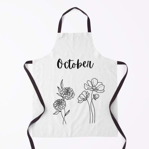 Item preview, october birth flower shirt - Marigold and Cosmos minimal designed and sold by Leivenaar.