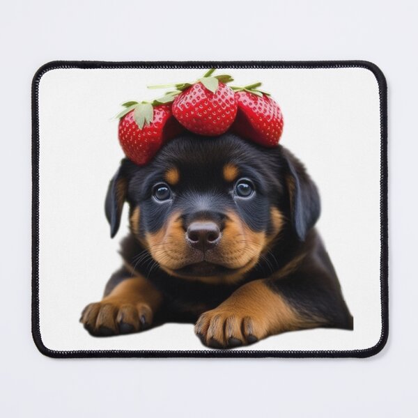 Item preview, Cute puppy with stawberies designed and sold by Dreamtodream.