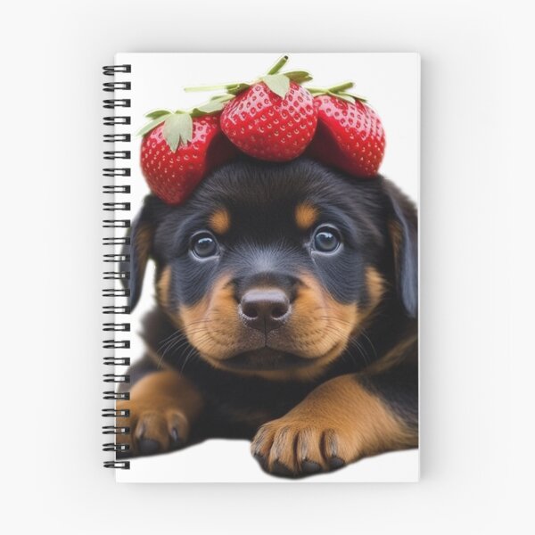 Item preview, Cute puppy with stawberies designed and sold by Dreamtodream.