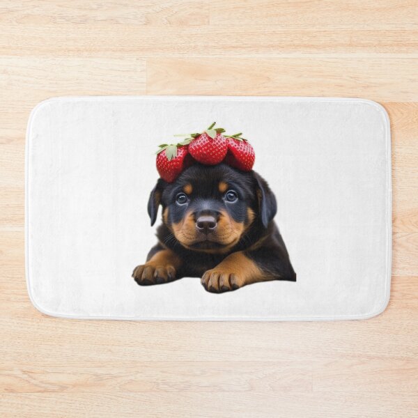 Item preview, Cute puppy with stawberies designed and sold by Dreamtodream.