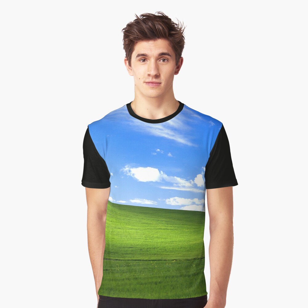 Windows XP Wallpaper T-shirt: Bạn là fan hâm mộ của Windows XP? Hãy khoe sự yêu thích của mình với chiếc áo thun đẹp mắt in hình nền Windows XP. Truy cập trang web của chúng tôi để biết thêm chi tiết và đặt hàng ngay hôm nay.