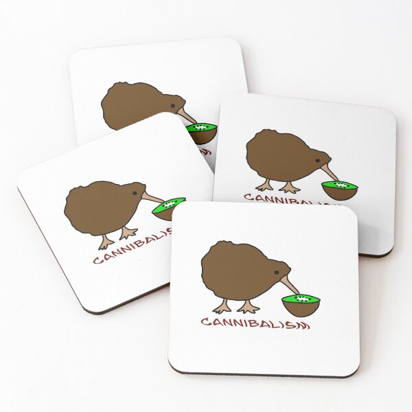 Item preview, Kiwi eating a kiwi cannibalism designed and sold by TagArtCreative.