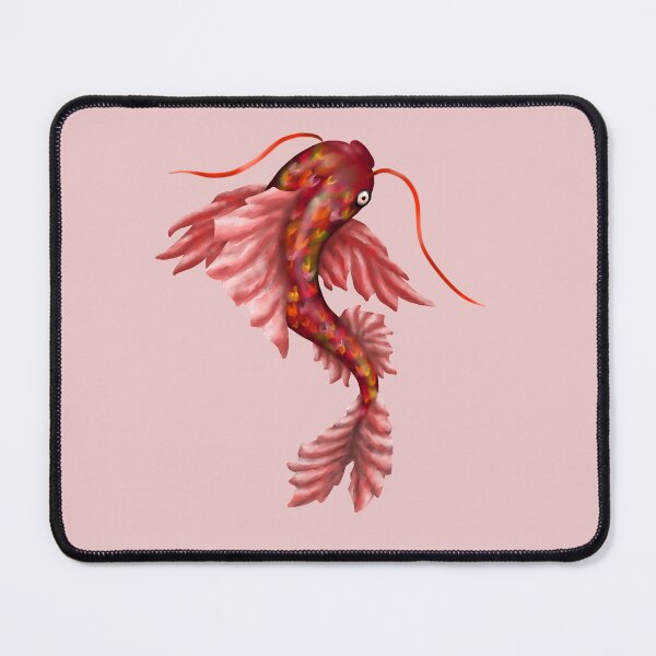 Item preview, red fish with big fins designed and sold by octo-PS.