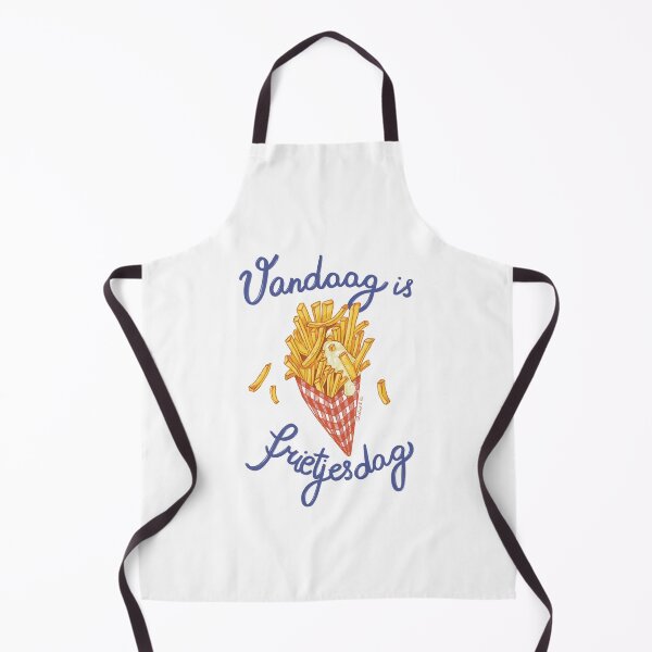 Item preview, Vandaag is frietjesdag / Today is fries day designed and sold by Chestnut and Pie.