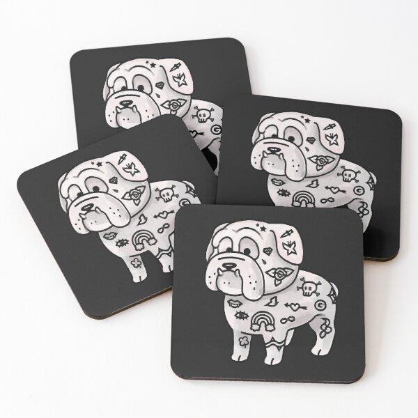 Item preview, Tattoo Bulldog designed and sold by ZiggysPetshop.