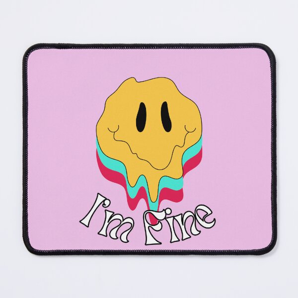 Item preview, I'm fine retro smiley designed and sold by shasoysen.