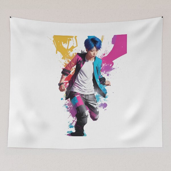Item preview, K-Pop Boy Band Dancer - Graffiti Splash Style designed and sold by Seneku-Design.