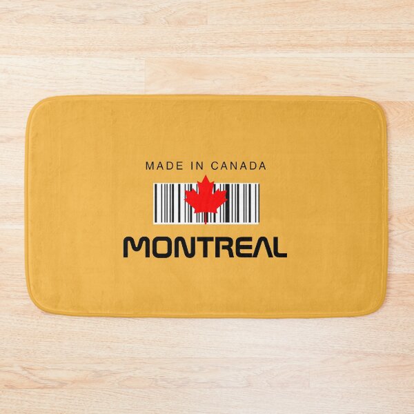Item preview, Made in Montreal Canada Bar Code Maple Leaf designed and sold by catchyology.