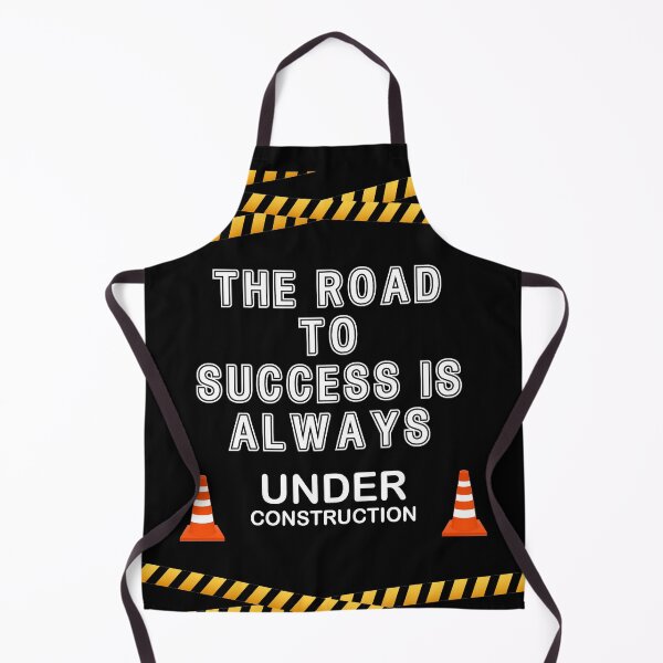 Item preview, Road to success is under construction Motivational Quote designed and sold by Gevover.