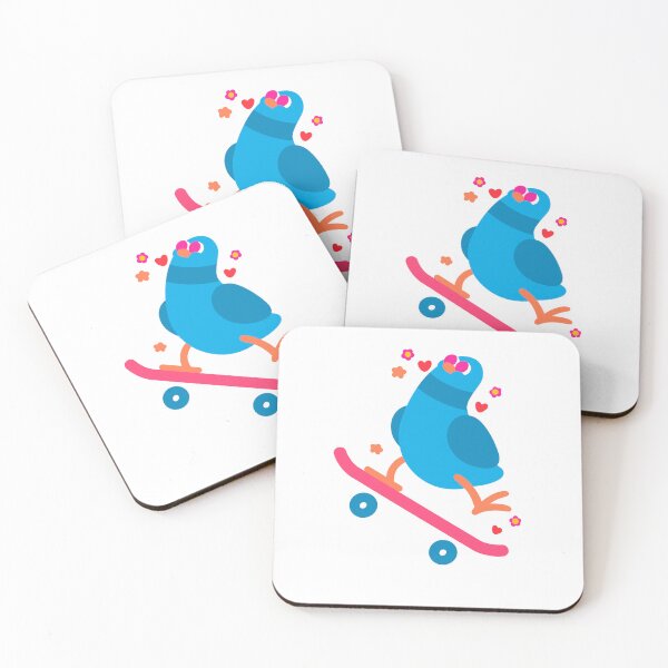 Item preview, Pigeon on Skateboard designed and sold by ZiggysPetshop.