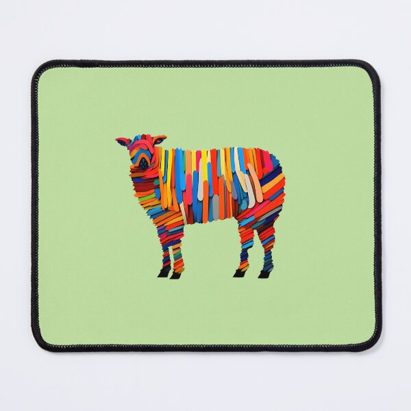 Item preview, Abstract colours sheep designed and sold by Art Happens.