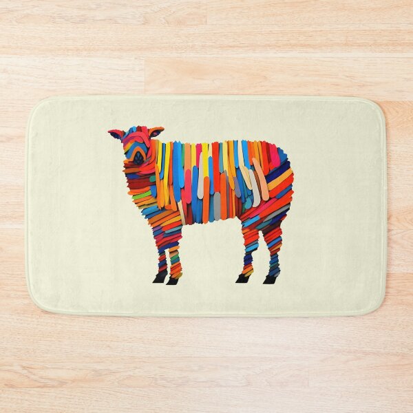 Item preview, Abstract colours sheep designed and sold by Art Happens.