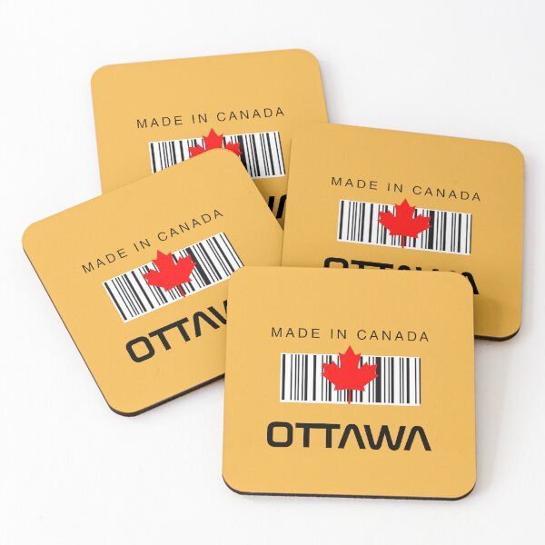 Item preview, Made in Ottawa Canada Bar Code Maple Leaf designed and sold by catchyology.