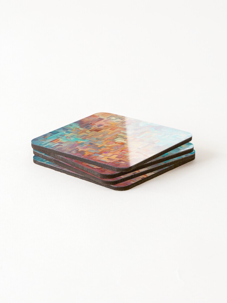 Thumbnail 4 of 5, Coasters (Set of 4), Abstract Program Code Fragments designed and sold by AiHead.