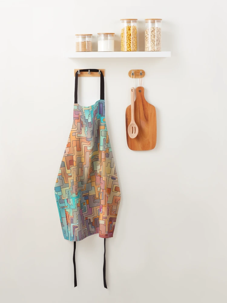 Thumbnail 4 of 6, Apron, Abstract Program Code Fragments designed and sold by AiHead.