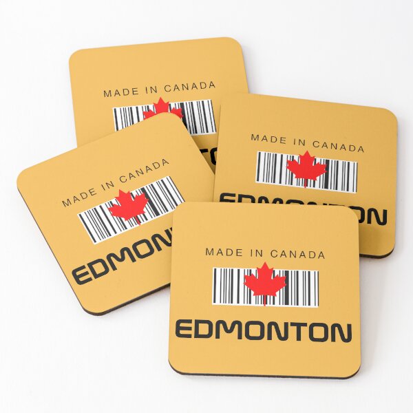 Item preview, Made in Edmonton Alberta Canada Bar Code Maple Leaf designed and sold by catchyology.