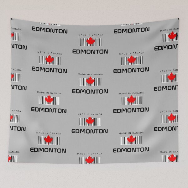 Item preview, Made in Edmonton Alberta Canada Bar Code Maple Leaf designed and sold by catchyology.