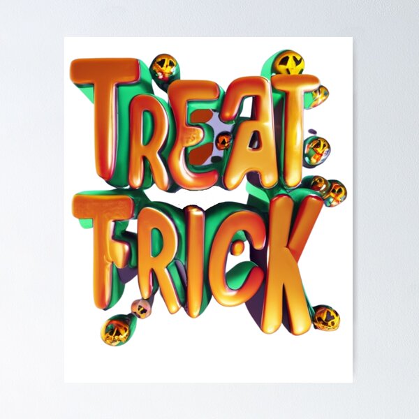 Item preview, Trick or Treat, Happy Halloween designed and sold by IgErSTYLE.
