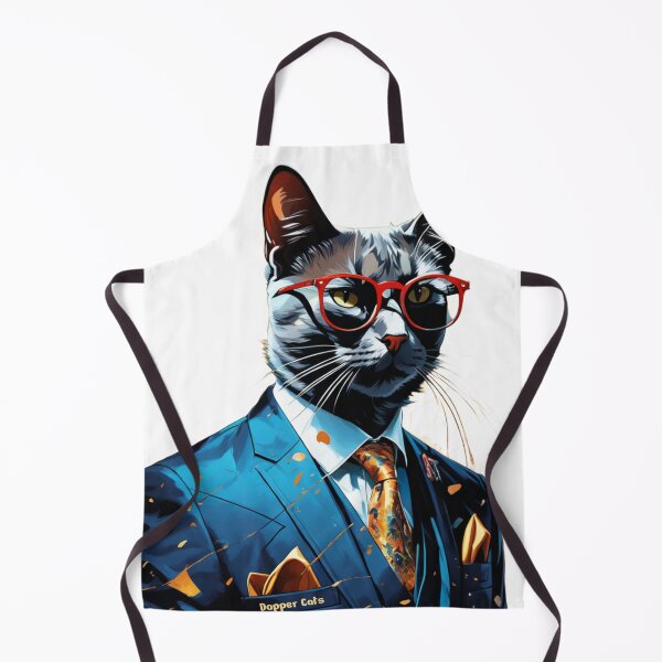 Aperçu de l'œuvre " Dapper Cats " Costumes Cravates et Lunettes créée et vendue par KriticalDesigns.