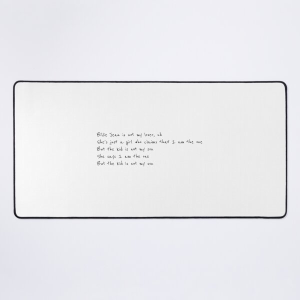 Item preview, Billie Jean | Lyrics designed and sold by Basi-.