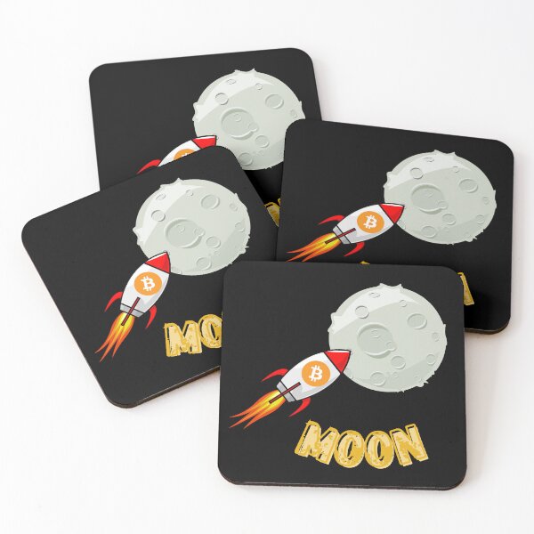 Item preview, Bitcoin to the moon! designed and sold by Molic.