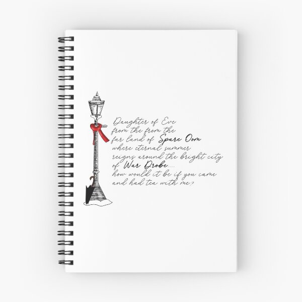 Item preview, Mr. Tumnus lamppost quote designed and sold by TheArtBakery67.