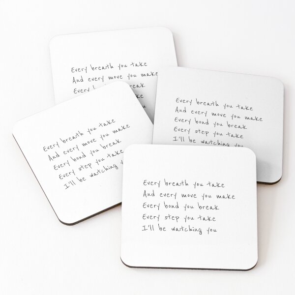 Item preview, Every Breath You Take | Lyrics designed and sold by Basi-.