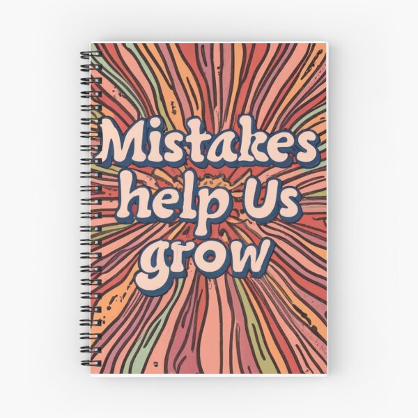 Item preview, Groovy Retro Sticker: Mistakes Help Us Grow designed and sold by myfavoritesm4.