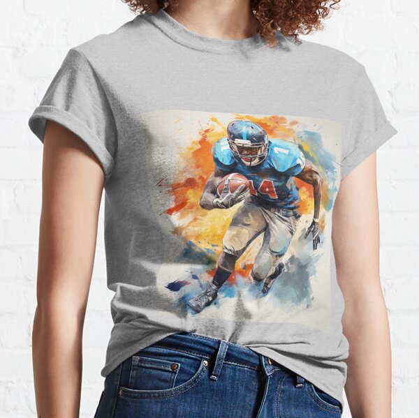 Gale Sayers Name & Number Game Day V-Neck T-Shirt - Navy - Tshirtsedge