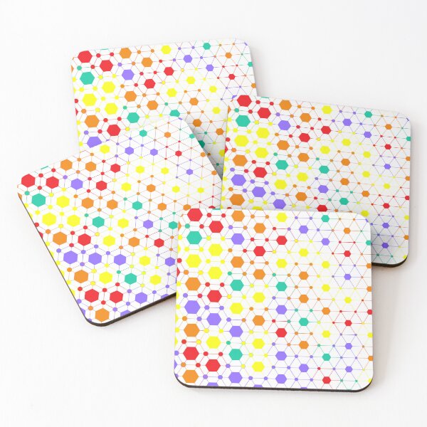 Item preview, Hexagon pattern six sides designed and sold by CodeArtAfrik.