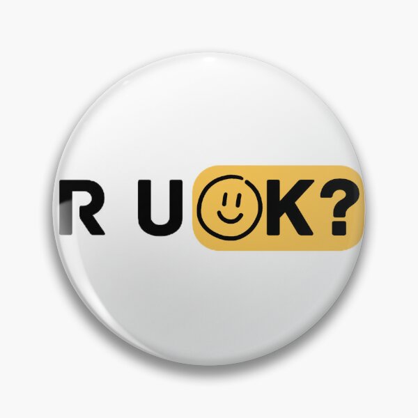 Item preview, R U Ok? Smile Positive Quote designed and sold by AestHenni17.