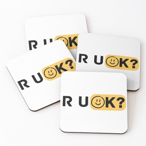 Item preview, R U Ok? Smile Positive Quote designed and sold by AestHenni17.