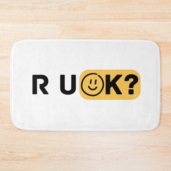 Item preview, R U Ok? Smile Positive Quote designed and sold by AestHenni17.