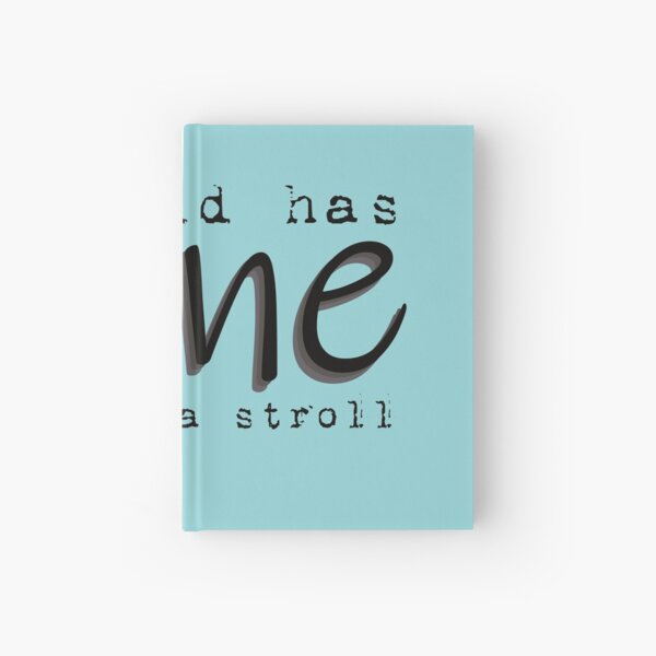 my mind has gone Hardcover Journal