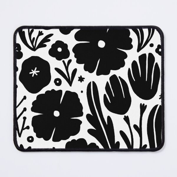 Item preview, Black and White Bold Floral designed and sold by caroleedesigns.