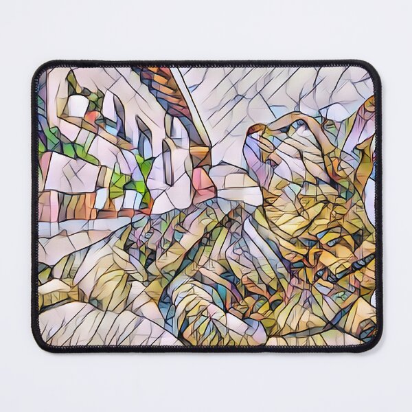 Item preview, Stray Cat Mosaic Image designed and sold by AgarutanPrint.