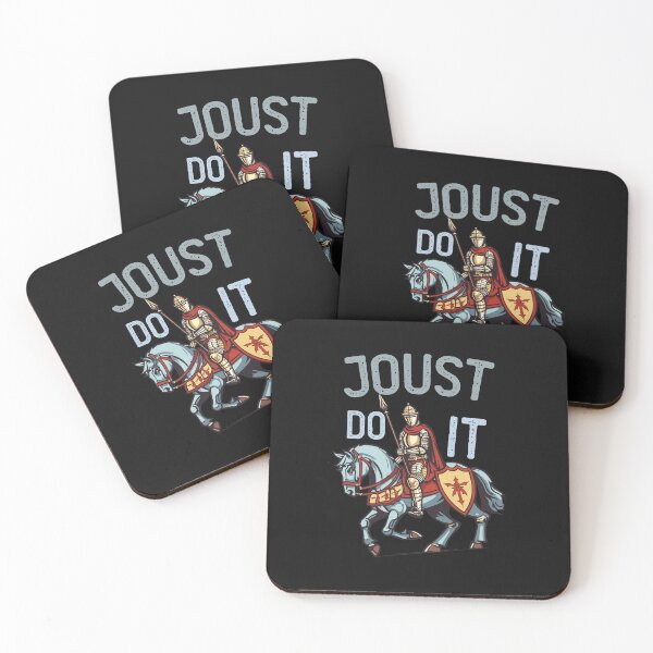 Item preview, Joust Do It Funny Medieval Jousting Quote designed and sold by SharpThreadZ.
