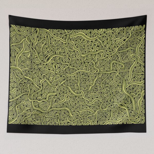 Item preview, Entangled Thoughts (Yellow) designed and sold by ProjectBrainVomit.