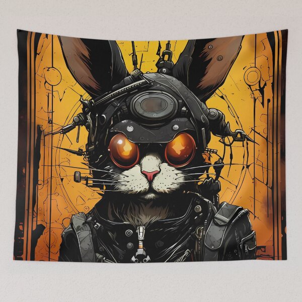 Item preview, “Cyber Bunny Beats” designed and sold by Art-Vortex-fr.