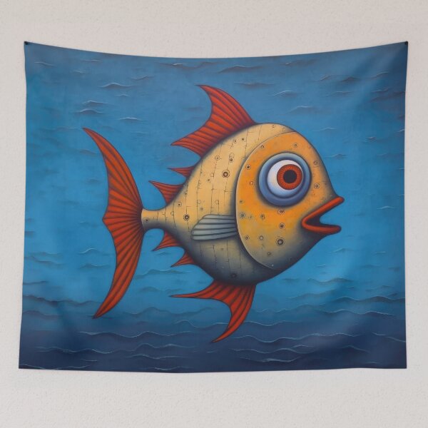 Item preview, Red Finned Goldfish w Lips designed and sold by YoPedro.