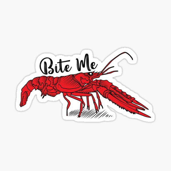 Bite me Sticker