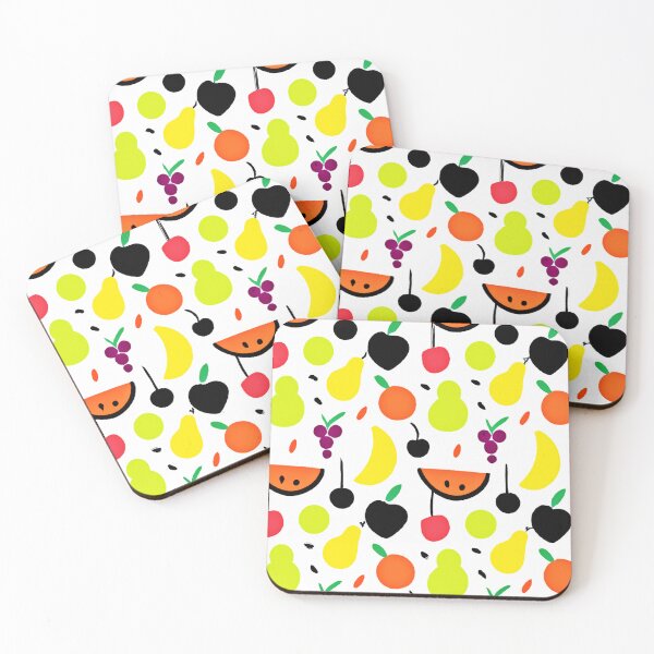 Item preview, Tropical Glow Neon Fruit Pattern designed and sold by Health And Fitness Posts e-Store.